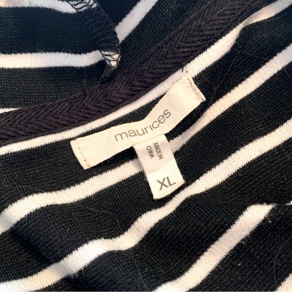 Maurice’s Sleeveless Striped Hoodie Dress - Picture 4 of 6